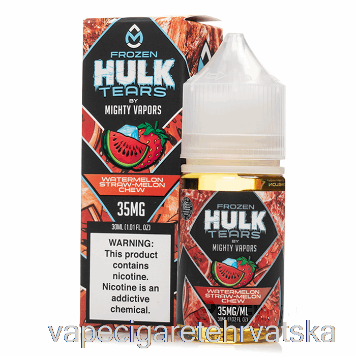 Vape Hrvatska Smrznuta Lubenica Slamka Dinja Za žvakanje - Hulk Tears Soli - 30ml 35mg